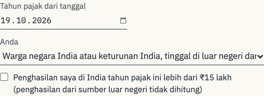 Anda: tiga keadaan, dan kotak untuk penghasilan di India lebih dari ₹15 lakh
