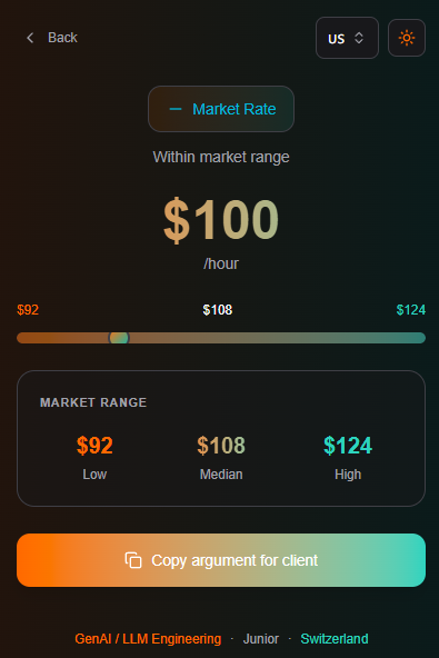 Rate Calculator Extension